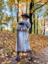 "Autumn Memory FL202266" ādas imitācijas trencis - KAPUČĪNO